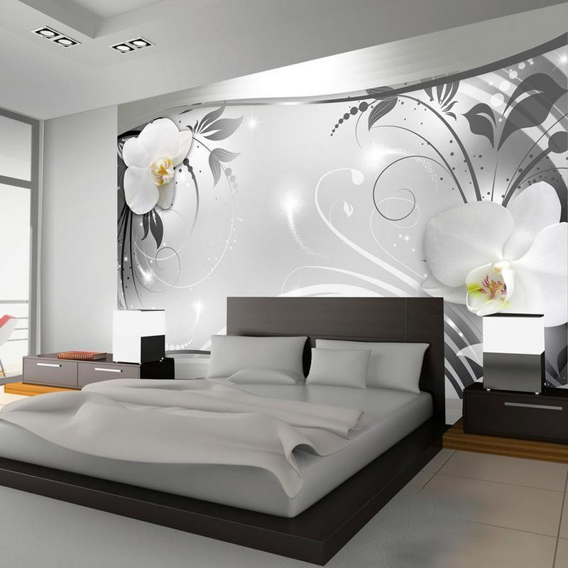 34,00 € Wall Mural - Silver Abstract