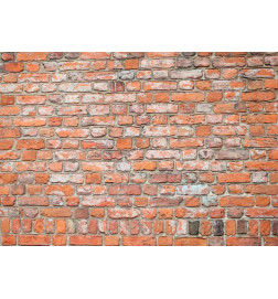 Foto tapete - Loft Wall - Pattern Imitating an Old Red Brick