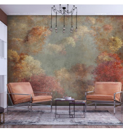 34,00 €Mural de parede - Nature in autumn - landscape of autumn trees in painted retro style