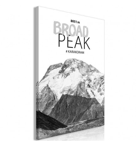 Leinwandbild - Broad Peak (1 Part) Vertical
