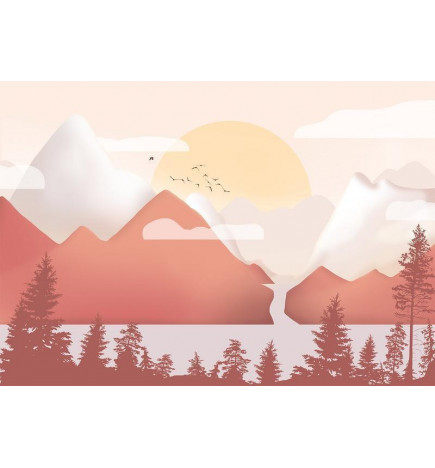 34,00 € Wall Mural - Landscape at Sunset - First Variant