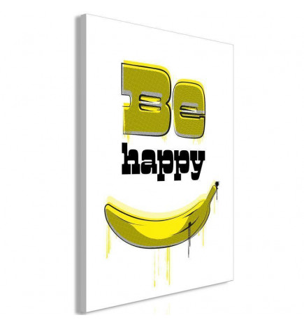 Canvas Print - Happy Banana (1 Part) Vertical