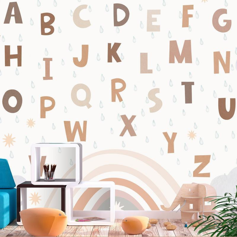 34,00 € Fotomural - Letters in Soft Colours