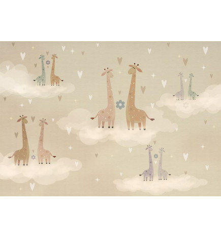 Foto tapete - Giraffes in Love