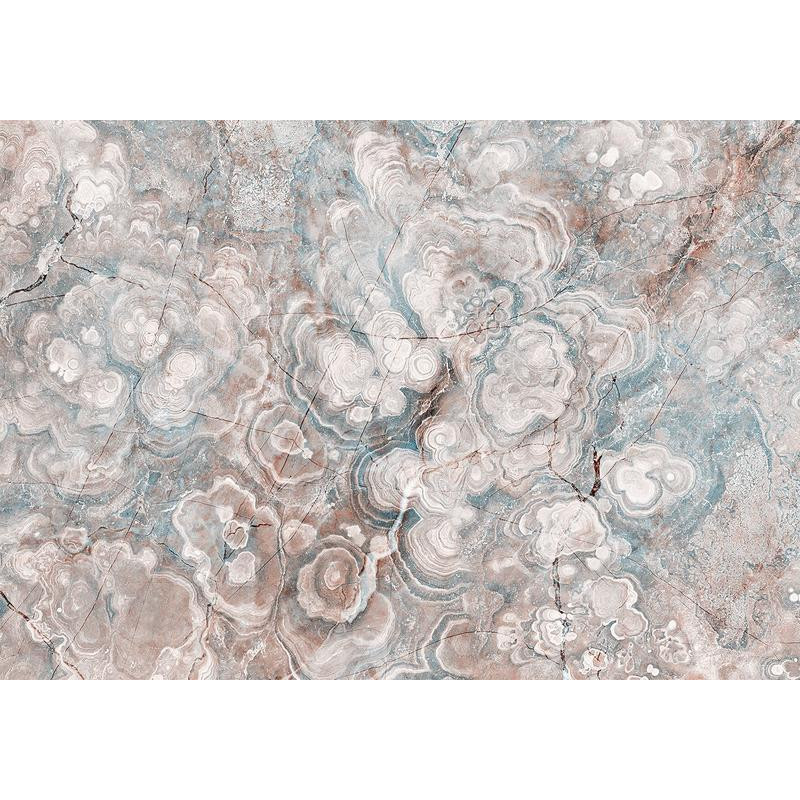 34,00 € Foto tapete - Marble Flowers - Natural Stone Structures in Pastel Colours