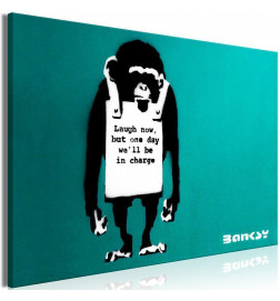 Schilderij - Angry Monkey (1 Part) Vertical