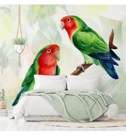 Papier peint - Lovebirds