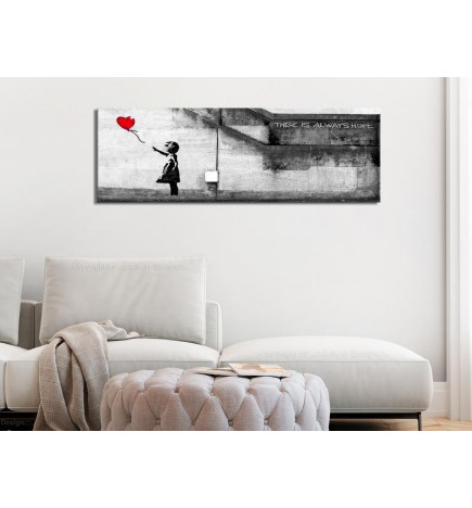 Canvas Print - There is Always Hope (1 Part) Narrow Red