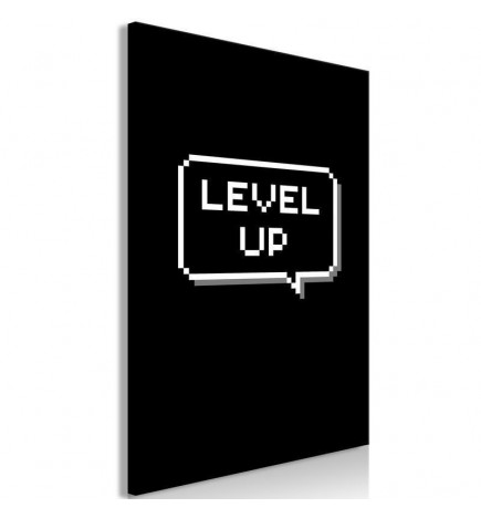 Leinwandbild - Level Up (1 Part) Vertical