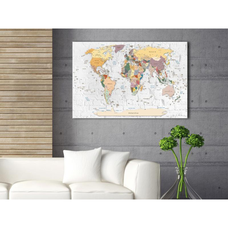 68,00 € Decorative Pinboard - Worlds Walls