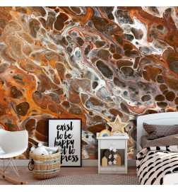 Wall Mural - Brown Craters