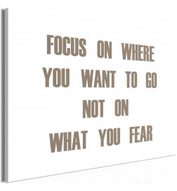 Seinapilt - Focus on Where You Want (1 Part) Wide