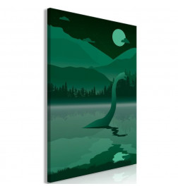 Schilderij - Loch Ness (1 Part) Vertical