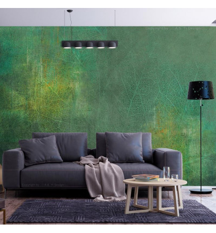 Wall Mural - Green color explosion