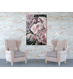 Canvas Print - Among Flowers (1-part) - Blooming Plants in Natures Colors
