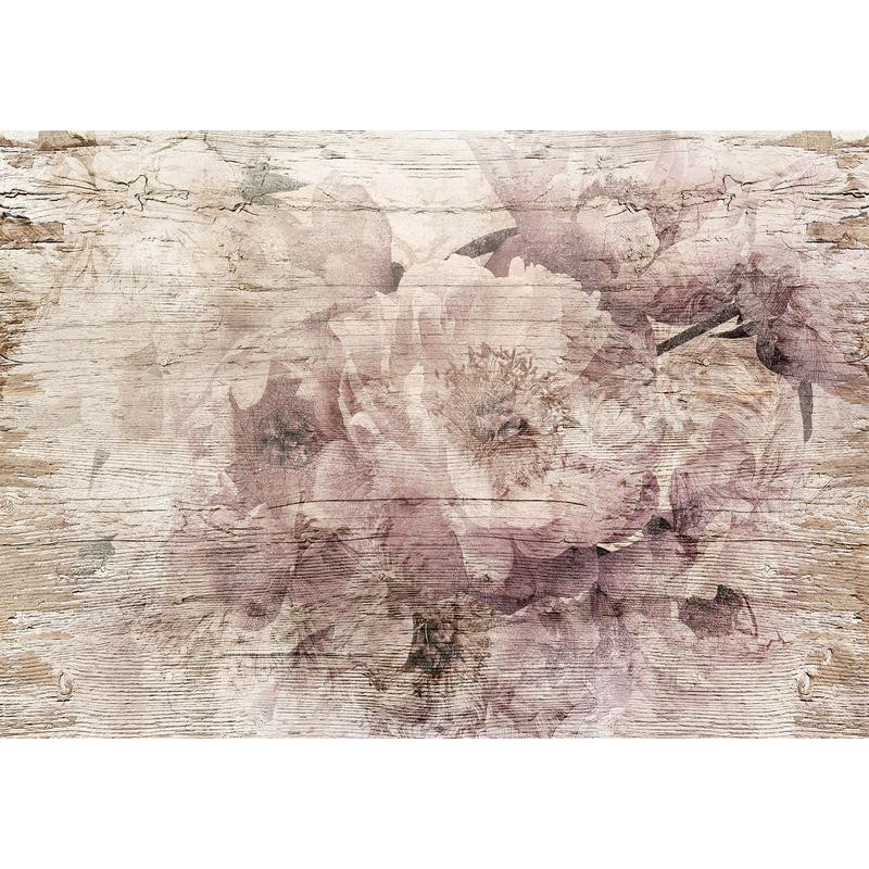 34,00 € Wall Mural - Flowers on Boards