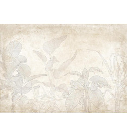 Wall Mural - Subtle Exotic Plants