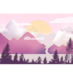 Wall Mural - Landscape at Sunset - Third Variant