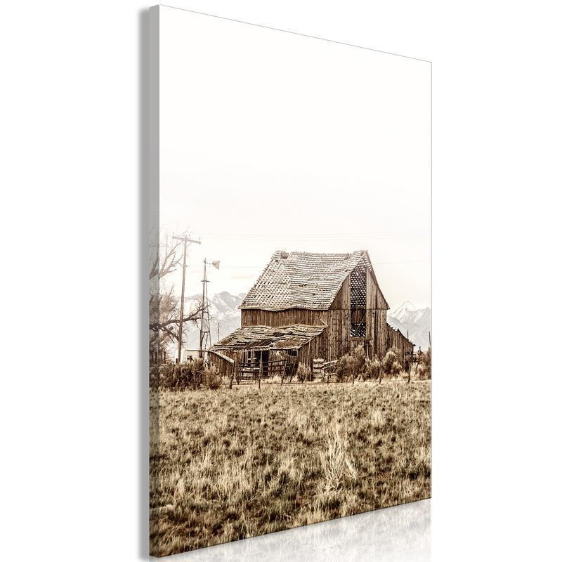 31,90 € Canvas Print - Abandoned Ranch (1 Part) Vertical