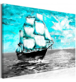Canvas Print - Spring Cruise (1 Part) Wide Blue