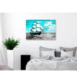 Canvas Print - Spring Cruise (1 Part) Wide Blue