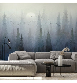 Mural de parede - Flight Over the Forest - Second Variant