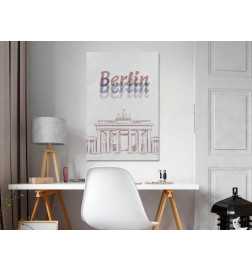 Seinapilt - Berlin in Watercolours (1 Part) Vertical