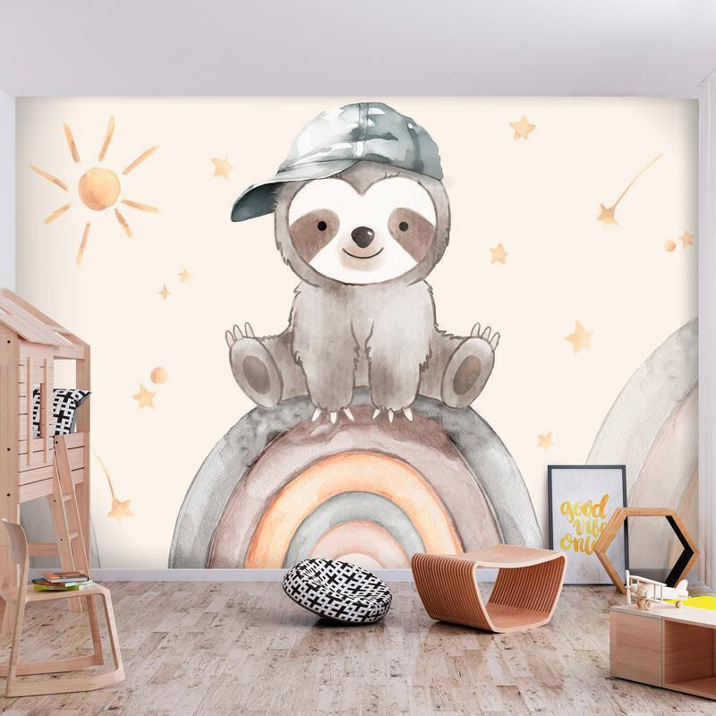 34,00 € Foto tapete - Little Sloth Among Stars and Rainbows