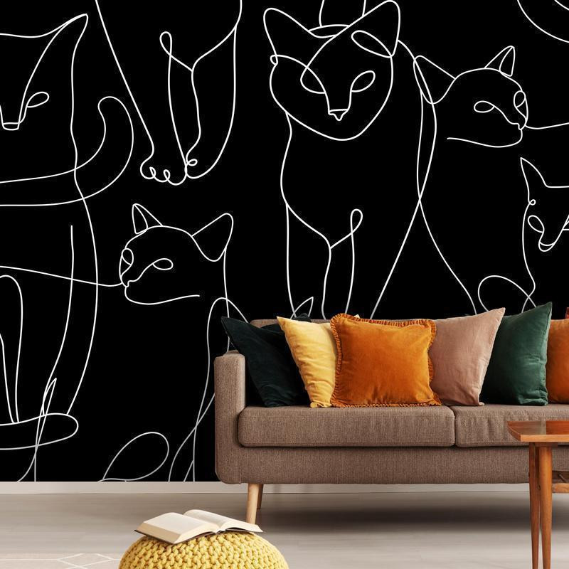 34,00 € Wall Mural - Cat Habits - First Variant