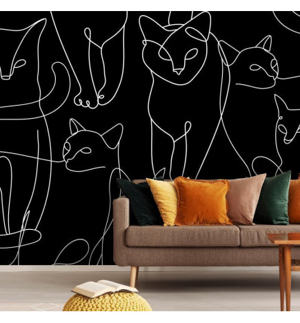Wall Mural - Cat Habits - First Variant