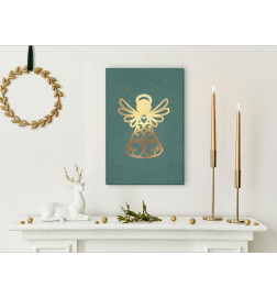Canvas Print - Angelic Christmas (1 Part) Vertical