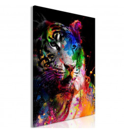 Canvas Print - Bengal Tiger (1 Part) Vertical