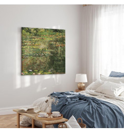 Canvas Print - Pond With Water Lilies