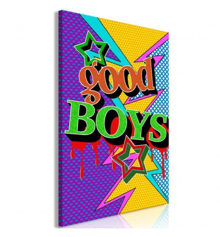 Schilderij - Good Boys (1 Part) Vertical