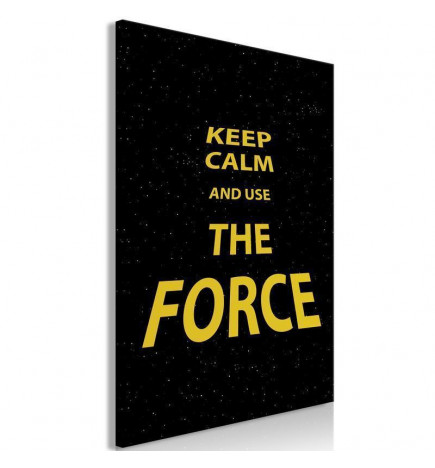 Cuadro - Keep Calm and Ouse the Force (1 Part) Vertical
