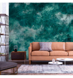Mural de parede - Malachite respite - modernist abstract background with texture