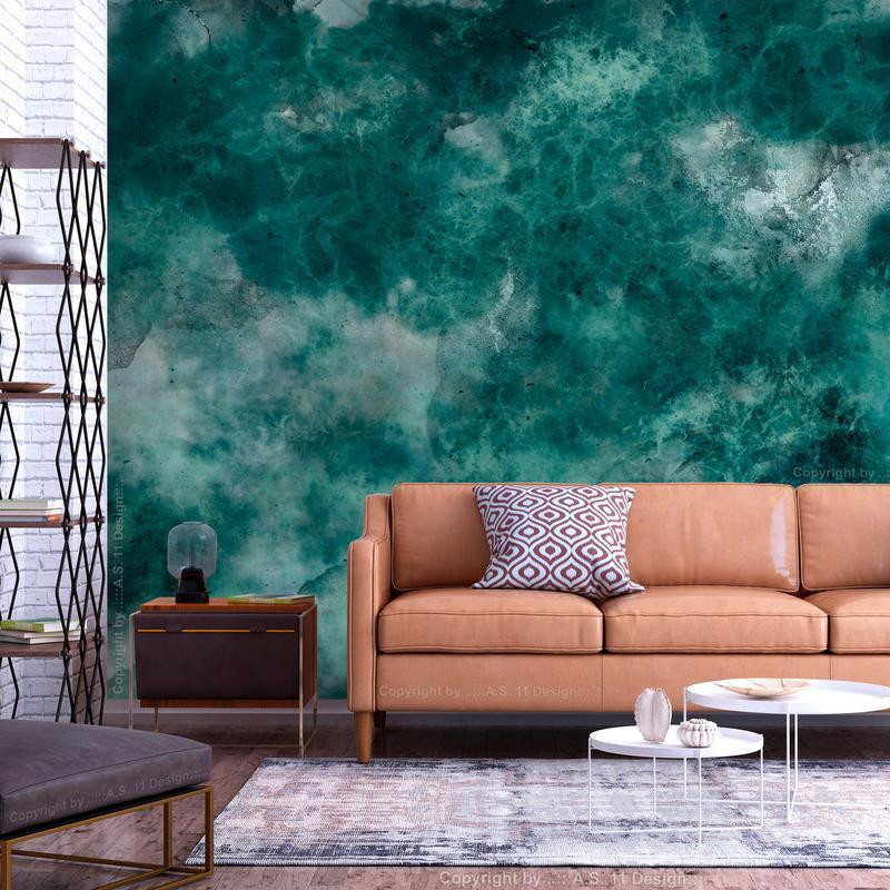 34,00 € Wall Mural - Malachite respite - modernist abstract background with texture
