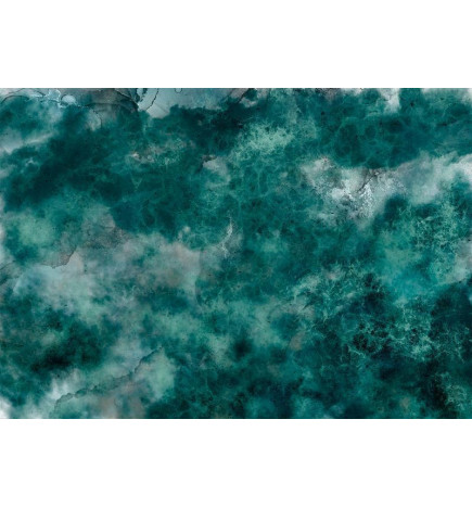 Fototapeet - Malachite respite - modernist abstract background with texture