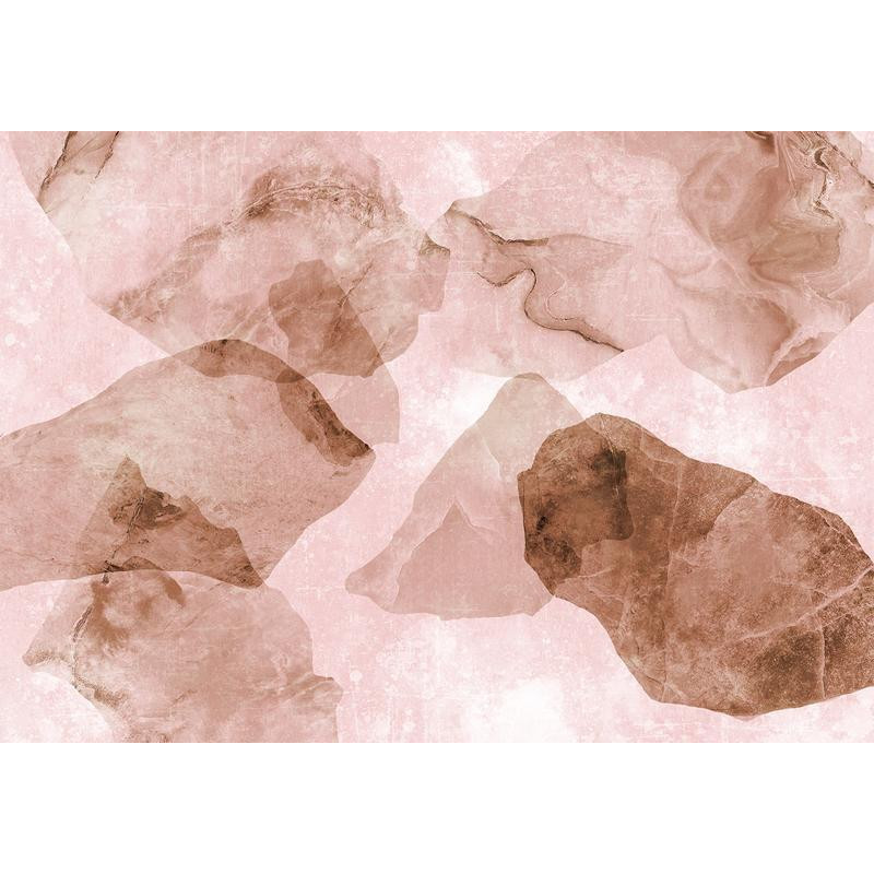 34,00 € Fotomural - Pink terrazzo - minimalist background in marble watercolour pattern