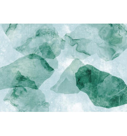 Fotomurale marmoreo e verde - arredalacasa