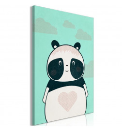 Canvas Print - Careful Panda (1 Part) Vertical