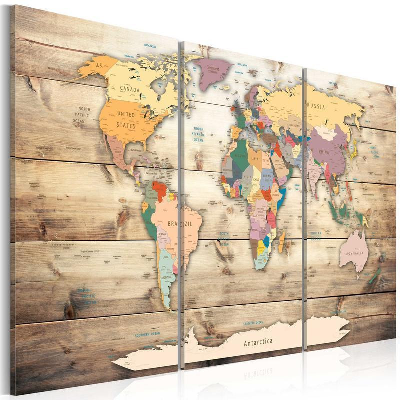 68,00 € Decorative Pinboard - Map of Dreams