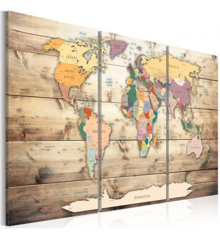 Decorative Pinboard - Map of Dreams