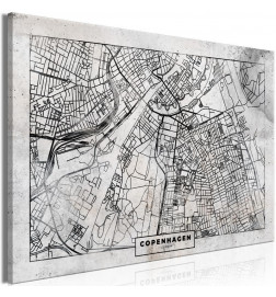 Decorative Pinboard - Copenhagen Plan