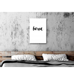 Canvas Print - Home and Dot (1 Part) Vertical