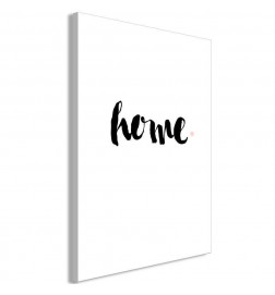 Canvas Print - Home and Dot (1 Part) Vertical