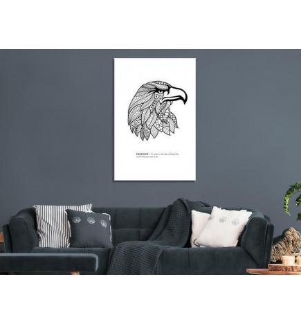 Canvas Print - Eagle of Freedom (1 Part) Vertical