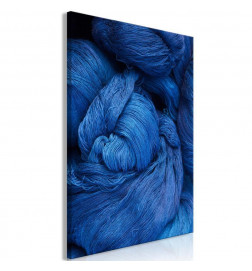 Canvas Print - Blue Worsted (1 Part) Vertical