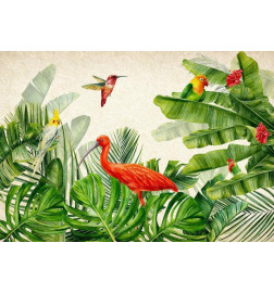 Fotobehang - Exotic Birds - Third Variant