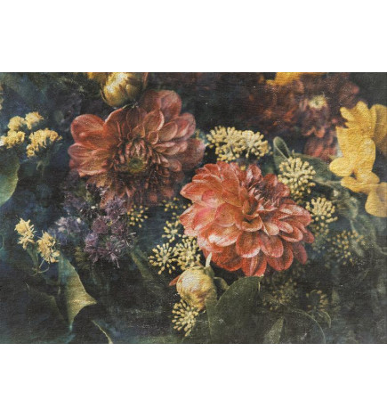 Fotobehang - Retro Flowers - First Variant